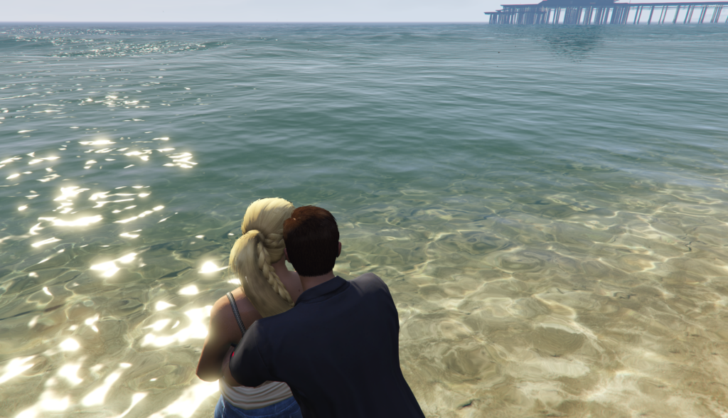 Yvaine und Jan am Strand